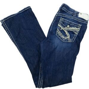 Silver Jeans Co Natsuki 31/33 Medium-Dark Wash Straight